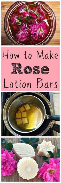 These lovely rose lotion bars are easy to make and a wonderful addition to your homemade bath and beauty projects! Diy Lotion Bars, Naguib Mahfouz, Lotion Bars Diy, Rose Lotion, How To Make Rose, Diy Lotion, Homemade Bath, Lotion Bar, Homemade Lotion