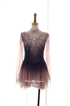 This costume can be customized in different sizes and colors, please feel free to contact me, I will be happy to help and customize it for you! Thank you :) High Neck Figure Skating Dress, Skating Ice, Figure Skating Costumes, Competition Dress, Ice Skate, Ice Dance, Figure Skating Dresses, Dress Costume, Skating Dresses