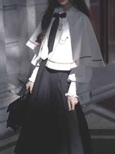 ❤︎Christine Elegant Cape + Vest + Shirt + Long Skirt

Pre-order item】】[Pre-order item❤︎ Medieval Uniform, Cape Reference, Fancy Uniform, Cloak Fashion, Nurse Cape, Cape Shirt, Elegant Cape, Long Black Skirt, Woman In Suit