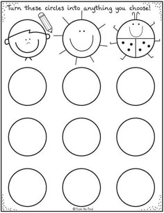 a printable worksheet for children to learn how to draw and color the ladybug