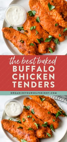 the best baked buffalo chicken tenders