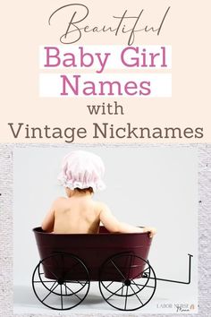 You have to see this list of vintage nicknames for these beautiful baby girl names. Are they too unusual for you? Tell us what you think! Vintage Nicknames, Nicknames For Baby Girls, Vintage Girl Names, Unusual Baby Girl Names, Vintage Baby Girl Names, Popular Baby Girl Names