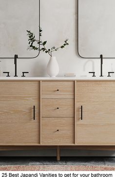 Scandinavian design has a timeless appeal that's both stylish and functional, making it a popular choice for modern bathrooms. Rooted in the principle #scandinavian #bathroom Scandinavian Vanity, West Elm Bathroom, Modern Bathroom Trends, Teak Vanity, Vanity Faucet, Double Bathroom, Double Sink Vanity