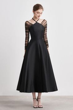 Halter Long Sleeve, Elegant Party Dresses, Women Halter, Elegant Dresses For Women, Cocktail Party Dress, Lace Mini Dress, Glamorous Evening Gowns, Flowing Maxi Dress