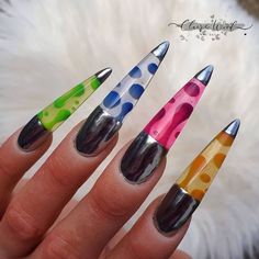 Lava Lamp Nails, Nail Art Designs Fall, Lamp Nails, Funny Nails, Blue Highlighter, Beautiful Nail Art Designs, Yellow Highlighter, Gel Nail Polish Colors, Nail Techniques