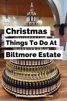 Biltmore wine christmas tree Blue Ridge Parkway Asheville, Biltmore Christmas, Christmas Things To Do, Blowing Rock, Magical Things, Asheville North Carolina, Christmas Things