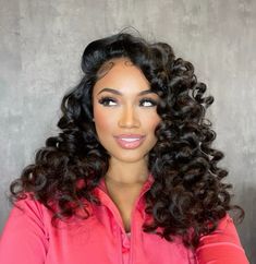 Black Women Wand Curls, Beyonce Crimped Hair, Curly Hair Sew In, Curls For The Girls, Braided Hairstyles For Black Women Cornrows, Birthday Hair, Braided Hairstyles For Black Women, Dream Hair, Big Hair