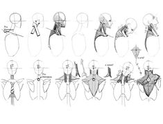 an image of the head and shoulders of people with different facial expressions on their faces