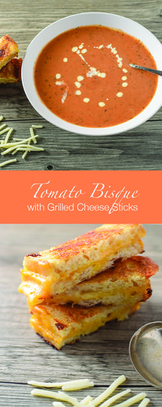 tomato biscuit with grilled cheesesticks is an easy and delicious lunch idea