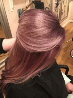 I don't even know what this color really is but it's fun :) Pretty Blonde, Purple Blush, Hair Done, Rose Gold Hair, Red Hair Color, Gold Hair, Grunge Hair, Hair Today