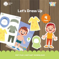 the children's dress up game is available for free