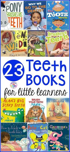 children's books with the title, 28 teeth for little learners