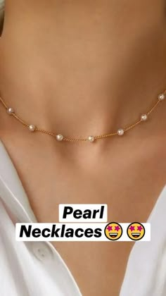 قلادات متدلية, Pretty Jewelry Necklaces, Pearl Necklace Designs, Prom Jewelry, Jewelry Accessories Ideas, Gold Jewelry Simple, Neck Jewellery, Classy Jewelry, Fancy Jewellery