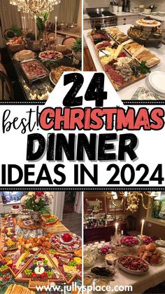 christmas dinner ideas, christmas dinner, christmas party food ideas, christmas food ideas, christmas menu ideas, christmas appertizers Xmas Dinner Menu, Christmas Dinner Party Recipes, Nontraditional Christmas Dinner, Christmas Dinner Themes, Christmas Dinner Main Course, Christmas Menu Ideas, Christmas Party Food Ideas, Christmas Eve Meal, Christmas Party Menu