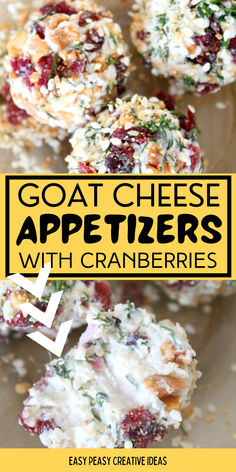 Goat Cheese Appetizer Balls Recipe Goat Cheese Appetizer Easy, Appetizer Balls, Goat Cheese Recipes Appetizers, Cheese Appetizers Easy, Cheese Recipes Appetizers, Goat Cheese Appetizer, Cheese Appetizer, Goat Cheese Recipes