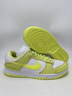 Nike W Dunk Low Twist Lt Lemon Shoes (DZ2794 700)  Size 11.5 Item is 100% Authentic Guaranteed Condition of Box:   Original Box  Condition of Item:  Brand New and Never Worn Listing Images Colors might have a slight variation due to lighting. Please review listing images before purchasing. Our Customer Service We strive to describe our inventory to the best of our knowledge. Questions or concerns before purchasing are welcomed and will be answered as fast as possible. If by any circumstance a mi Yellow Low-top Custom Sneakers For Sports, Yellow Low-top Breathable Custom Sneakers, Nike Dunk Low Yellow, Low-top Yellow Synthetic Jordan Shoes, Yellow Nike Custom Synthetic Sneakers, Boxing Conditioning, Dunk Low, Original Box, Athletic Shoes