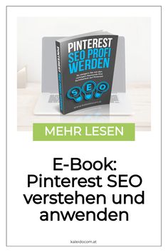 E-Book über Pinterest SEO mit der Überschrift „Mehr lesen“.