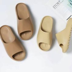 CUTEST YEEZY SLIDES DUPES! Work some of this season’s must-have hue into your look with these flip flops. Add a pop of style and comfort by choosing these lightweight casual back flat unisex sandal which are suitable for all day wearing, be it any season. A must have pick to complete any off-duty outfit. You’ll be wearing them on repeat! These Yeezy slides dupes have become a lifestyle staple due to their comfort and minimalist design. Level up your everyday looks with wear-anywhere sandals.They Light Beach, Shower Slippers, Street Style Shoes, Beach Slides, Trending Sandals, Summer Slippers, Soft Summer, Cozy Fits, Summer Design