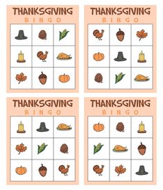 thanksgiving themed printables for kids to practice their words and numbers in the game