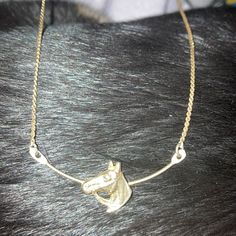 Vintage Never Worn Horse Lovers Necklace Approximately 16”-18” Bundle For Discounts Otherwise Prices Are Firm Pets Do Live Here But Smokers Don’t Me Lovers Necklace, Vintage Horse, Horse Lovers, Horse Lover, Womens Jewelry Necklace, Jewelry Necklaces, Horses, Women Jewelry, Gold