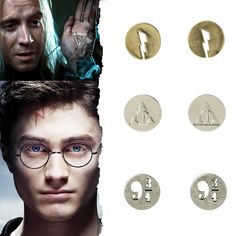 the harry potter coin has been changed to look like he is holding his hand up