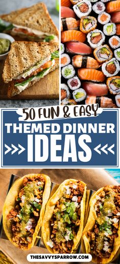 the ultimate dinner menu for 30 fun and easy meal ideas