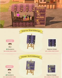 an image of the different types of furniture in animal crossing