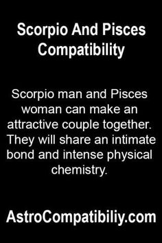 scorpio and pisces compabily