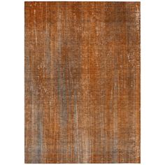 an orange and grey rug on a white background with the colors of rust, brown, gray