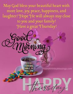 Good Morning Thursday Blessings