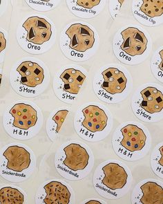 This listing if for sticker labelsCute Cookie Stickers These Matte flavor stickers perfect for you packagingand to give that finishing touch to all your handmadehomemade creations *Make it easier to distinguish what flavor your desserts are with these stickers Available in size 1.530 stickersPlease specify choice of of flavors If you choose assorted please write down the Flavors you need Bakery Packaging Design, Home Bakery Business, Cookies Branding, Easy Christmas Cookie Recipes, Baking Packaging, Dessert Packaging, Cookie Business, Custom Cookie, Bakery Packaging