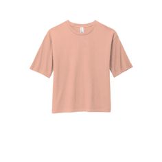 Find the District® V. I.T.™ Women's Boxy T-Shirt at Michaels. com. Boxy, but not cropped, this tee is just the look with high-waisted jeans. Boxy, but not cropped, this tee is just the look with high-waisted jeans. Details: Available in multiple colors and sizes 4.3-ounce, 100% combed ring spun cotton, 30 singles 50/50 combed ring spun cotton/poly (Heathered Charcoal) Straight, boxier fit with longer sleeve 1x1 rib knit neck Tear-away label Shoulder to shoulder taping | District® V. I.T.™ Women' Dusty Peach, 30 And Single, Elbow Sleeve, 50 50, Shoulder Taping, High Waist Jeans, Gender Female, Rib Knit, Spun Cotton