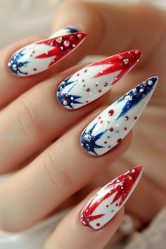 You’re scrolling through endless nail art options, seeking that perfect July 4th design to truly shine at your holiday gathering. You want something that screams celebration without being overly simplistic or excessively intricate. I’m sharing Firework Nail Art, Birthday Nail Designs, New Years Eve Nails, Glittery Nails