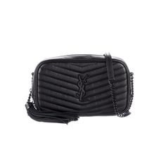 1:1 REPLICA BAGS  Measurements: 18 x 10 x 5 cm / 7 x 3.9 x 2 inches  Black-toned metal hardware  Zip closure  Interior: one main compartment, one flat pocket  Grosgrain lining Ysl Lou Camera Bag, Quilted Leather, Metal Hardware, Ysl Bag, Camera Bag, Leather, Black