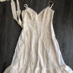 This Is A Beautiful Bcbg Mid Length Dress. Color Is Beige/Cream. 100% Silk. Selling It Because It Doesn't Fit Me. Never Been Worn But I Remove The Tag Of The Dress As Soon As I Get It, So Nwot(New Without Tags). Cream Midi Dress, Mid Length Dress, Silk Midi Dress, I Get It, Mid Length Dresses, Senior Year, Dress Brands, Pretty Dresses, Mid Length