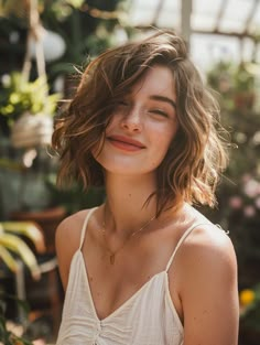 51 French Bob Haircuts for Every Face Shape and Style Shoulder Length French Bob, Bob For Naturally Wavy Hair, French Style Bob, French Haircuts, Chin Length Wavy Hair, Curly Hair Bob Naturally, French Bob Wavy Hair, French Haircut Medium, Curly French Bob With Bangs