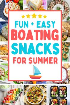 fun and easy boating snacks for summer