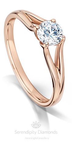 Elsa. Capturing the cool icy whiteness of a perfectly cut round brilliant diamond – set into your choice of precious metal. Choose from 950 Platinum, 18ct Gold, Fairtrade Gold or 950 Palladium. Image shows 18ct Rose Gold. This exceptional design has split shoulders and a graceful comfort fit band. Solitaire Engagement Ring Set, Round Diamond Engagement Rings Solitaire, Solitaire Engagement Ring Settings, Stay Hungry, Ring Styles, Engagement Ring Set, Engagement Ring Styles, Diamond Solitaire Engagement Ring, Diamond Set