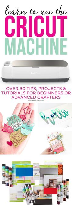 an advertisement for the cricut machine