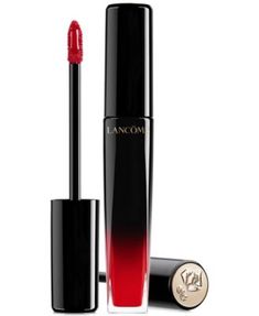 L'Absolu Lip Lacquer, 0.27 oz | macys.com Rouge Lipstick, Bottom Lip, Lip Lacquer, Vivid Color, Beauty Box, Lip Liner, Lip Colors, Lip Makeup, Face And Body