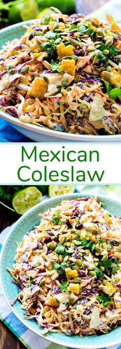 mexican coleslaw is an easy and delicious side dish