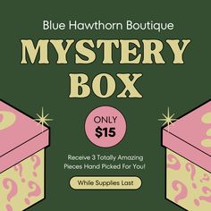 the mystery box is on sale for $ 15