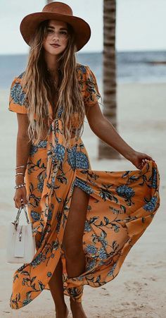 Photo Fashion | beauty | Makeup | Trends | tips | how to | fashion for girls | Cute Fashion | Fashion tips | How to make-up | Summer Cruise Outfits, Cancun Outfits, Cute Vacation Outfits, Push Up Lingerie, Summer Holiday Outfits, Hawaii Outfits, Styl Boho, Boho Maxi Dress