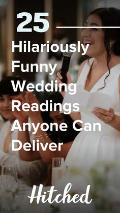 the 25 hilarious funny wedding readings anyone can deliver