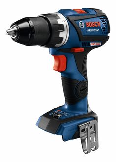 This Bosch Drill/Driver combines next-gen user control with a compact, powerful cordless tool. The GSR18V-535CN 18V EC Brushless Connected-Ready 1/2 In. drill/driver features Bluetooth® connectivity, (which connects with an optional Connectivity Tool Module), linking the free Bosch Toolbox app on a mobile phone for enhanced tool control and detailed feedback. It has a powerful EC Brushless motor, that provides ample power for 535 In.-Lbs. of torque. It features a compact design for professional Cordless Hammer Drill, Dust Collection System, Bosch Tools, Cordless Power Tools, Cordless Tools, Hammer Drill, Impact Driver, Drill Driver, Combo Kit