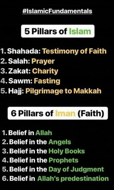 the five pillars of islamic faith