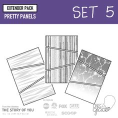 the paper pack includes five different patterns