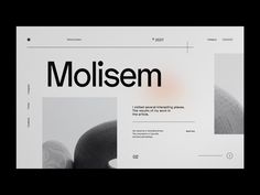 an image of the word molisem in black and white on a magazine cover