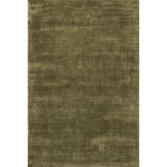 an olive green rug on a white background