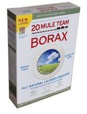 the box for borax is open and ready to be used as an antibacter